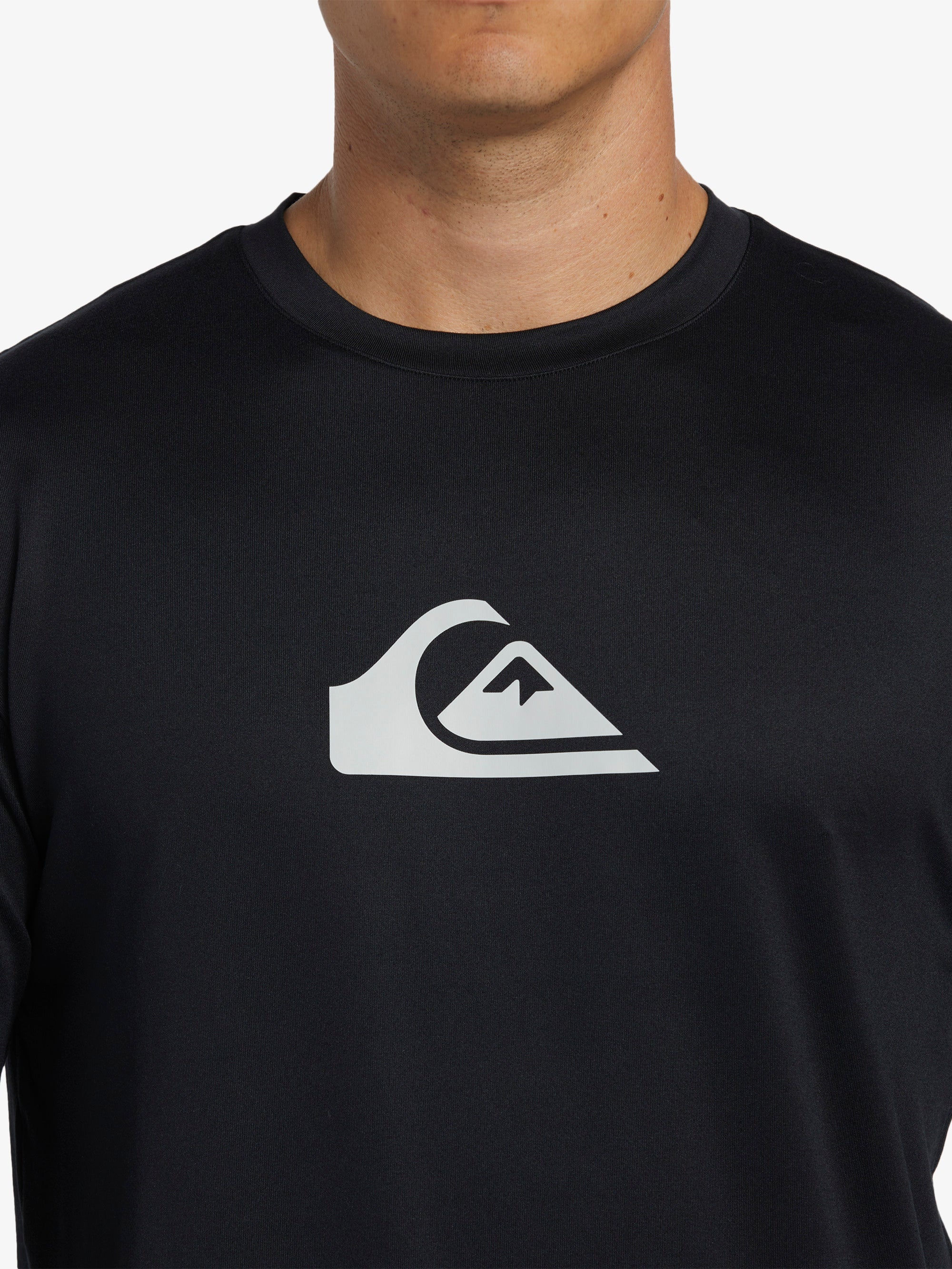 Mens Solid Streak Long Sleeve UPF 50 Surf T-Shirt - Image 5