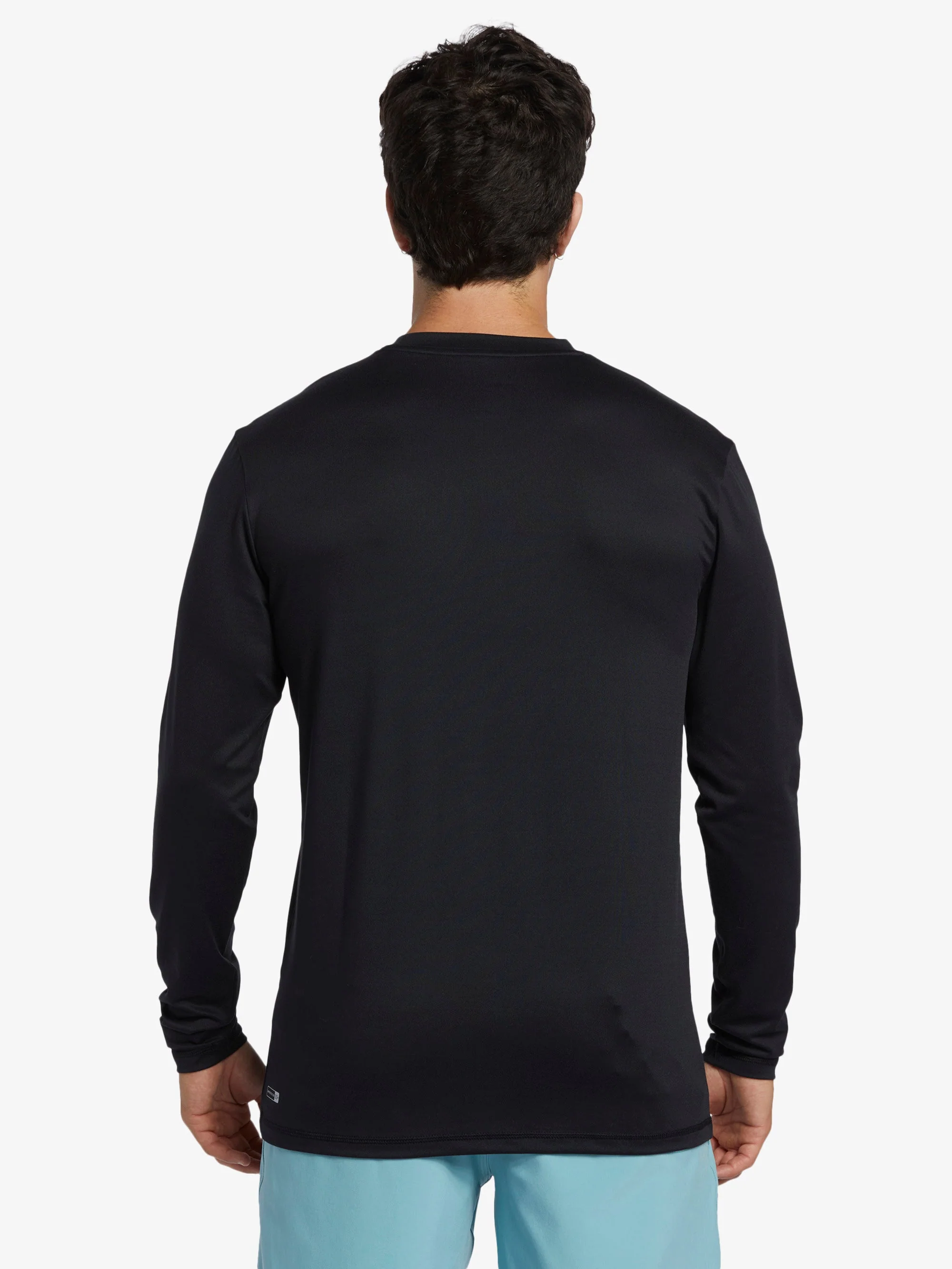 Mens Solid Streak Long Sleeve UPF 50 Surf T-Shirt - Image 7